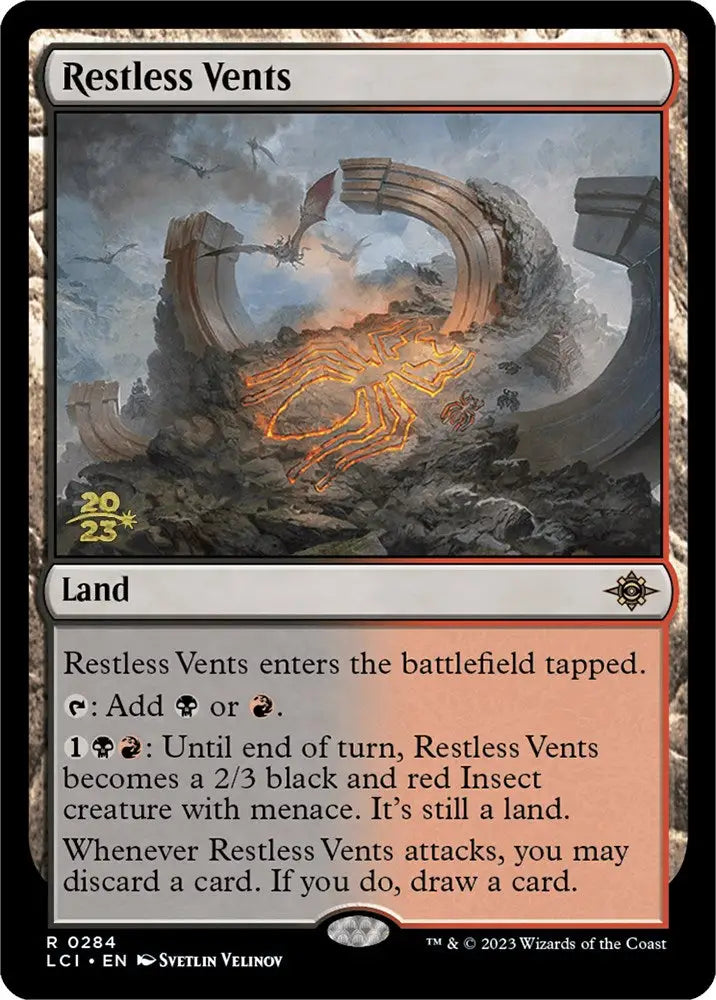 Restless Vents [The Lost Caverns of Ixalan Prerelease Cards] - MTG Single
