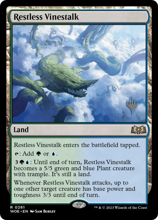 Restless Vinestalk (Promo Pack) [Wilds of Eldraine Promos] - MTG Single