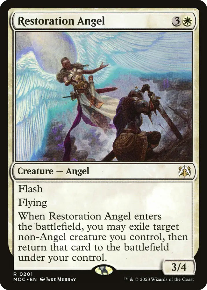 Restoration Angel [March of the Machine Commander] - MTG Single