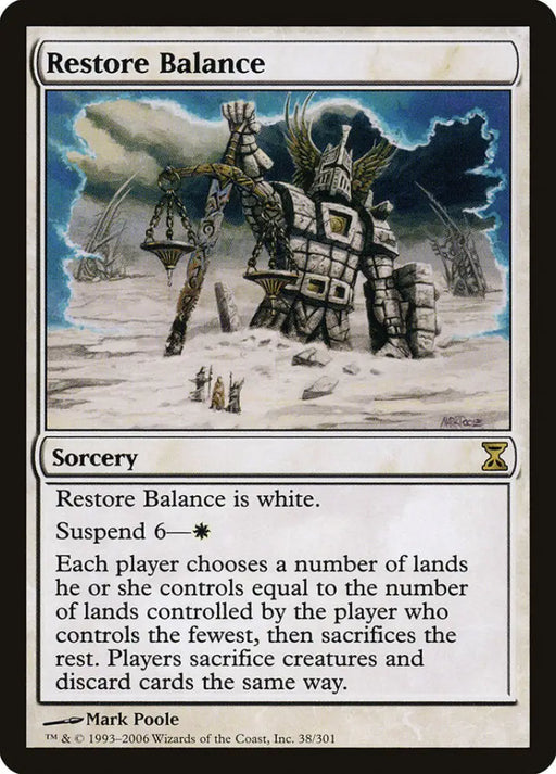 Restore Balance [Time Spiral] - MTG Single