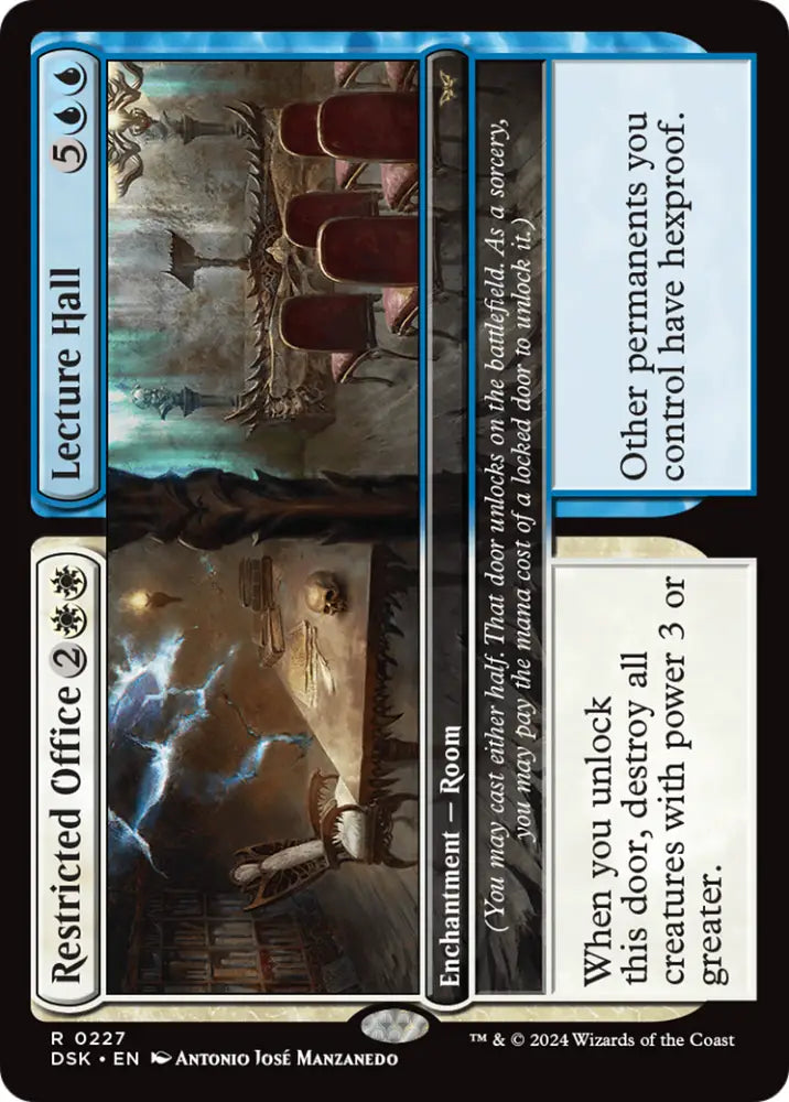 Restricted Office // Lecture Hall [Duskmourn: House of Horror] - MTG Single