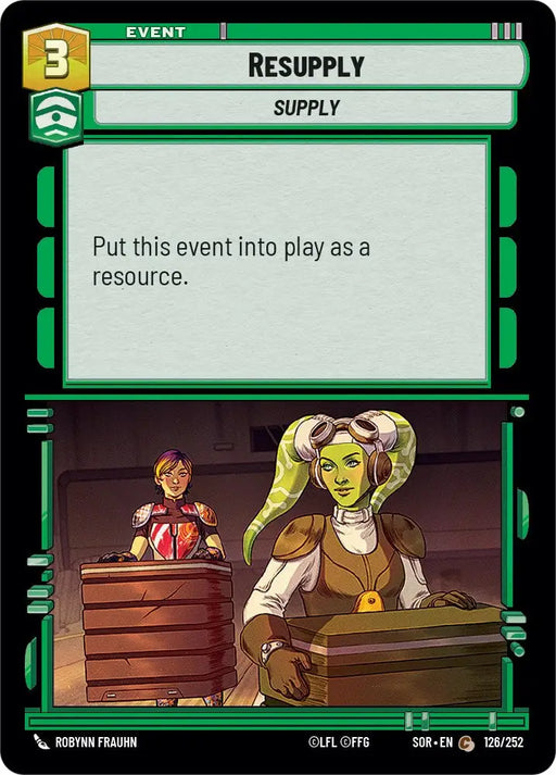 Resupply (126/252) [Spark of Rebellion] - Star Wars: Unlimited Single