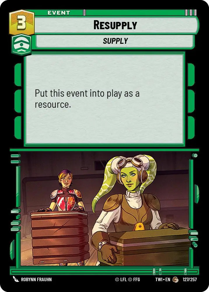 Resupply (127/257) [Twilight of the Republic] - Star Wars: Unlimited Single