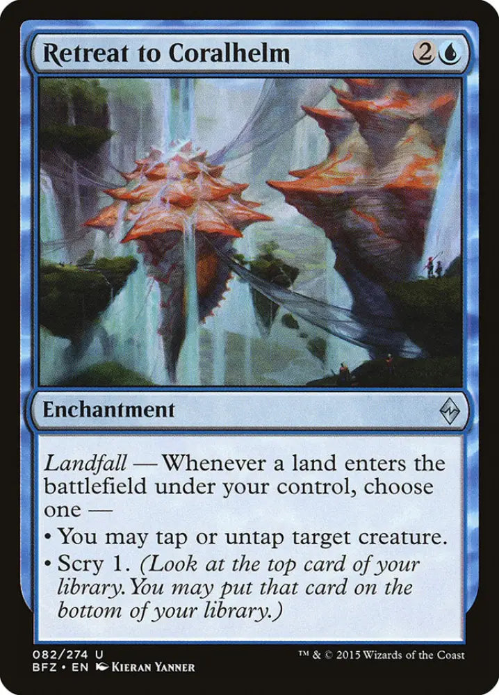 Retreat to Coralhelm [Battle for Zendikar] - MTG Single