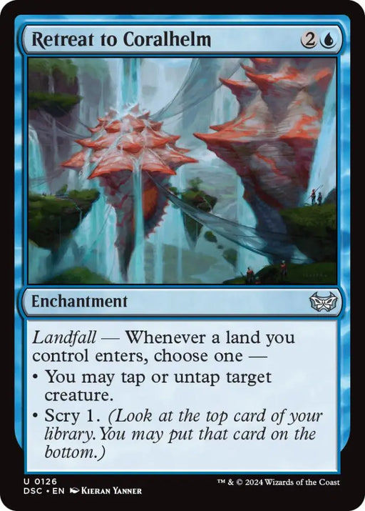 Retreat to Coralhelm [Duskmourn: House of Horror Commander] - MTG Single