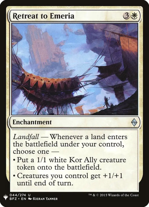 Retreat to Emeria [Mystery Booster] - MTG Single