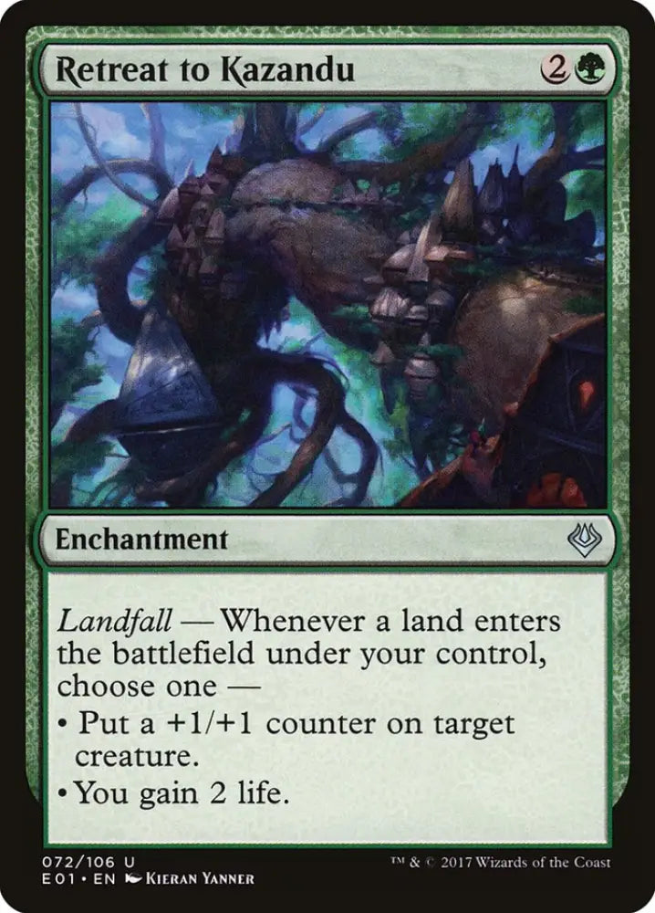 Retreat to Kazandu [Archenemy: Nicol Bolas] - MTG Single