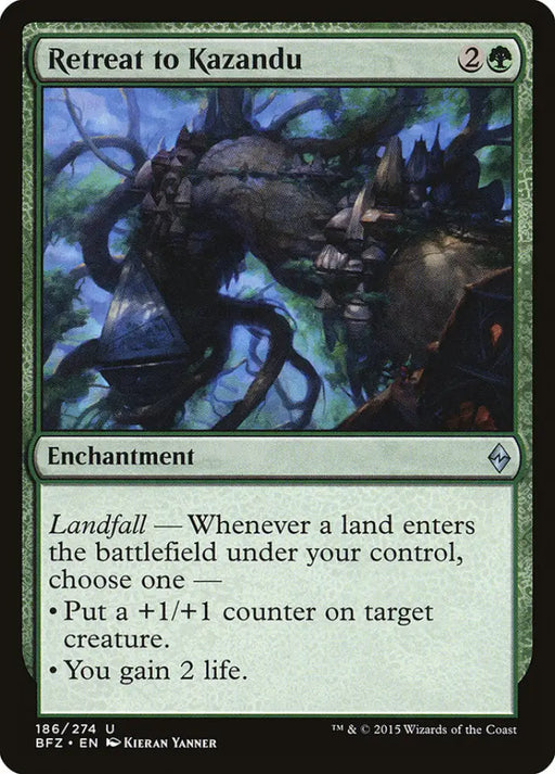 Retreat to Kazandu [Battle for Zendikar] - MTG Single