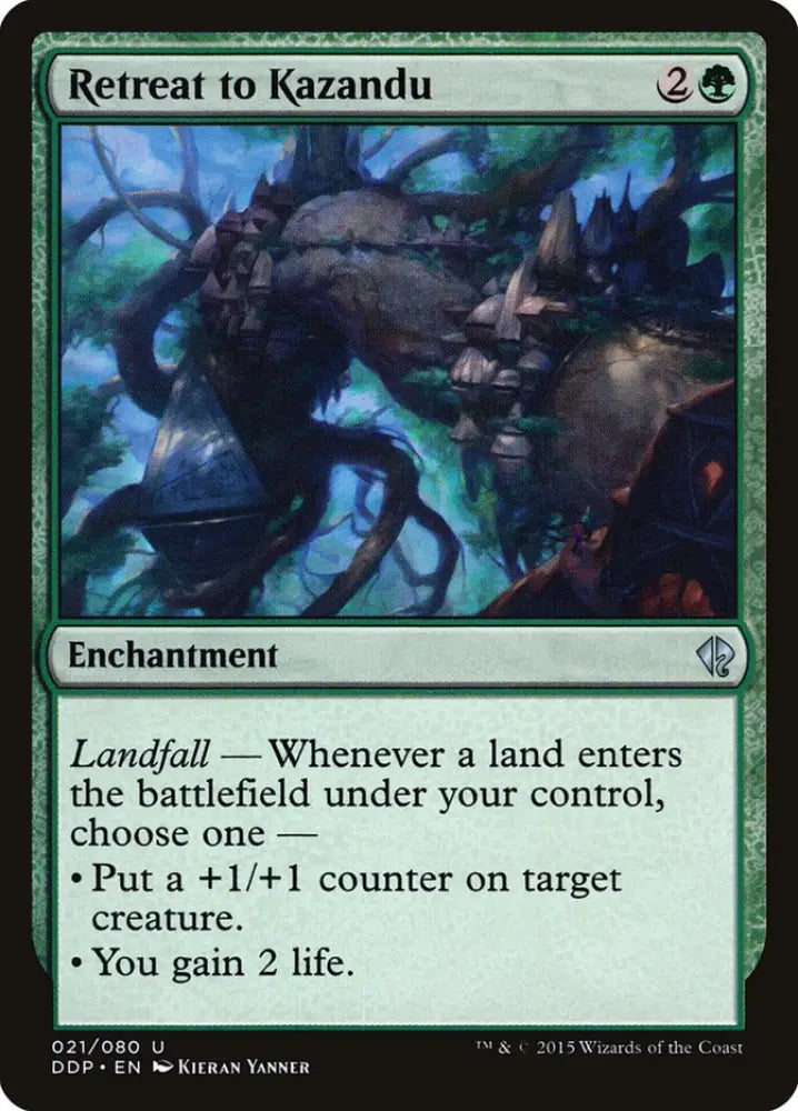 Retreat to Kazandu [Duel Decks: Zendikar vs. Eldrazi] - MTG Single