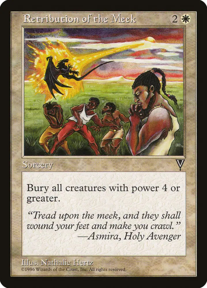 Retribution of the Meek [Visions] - MTG Single