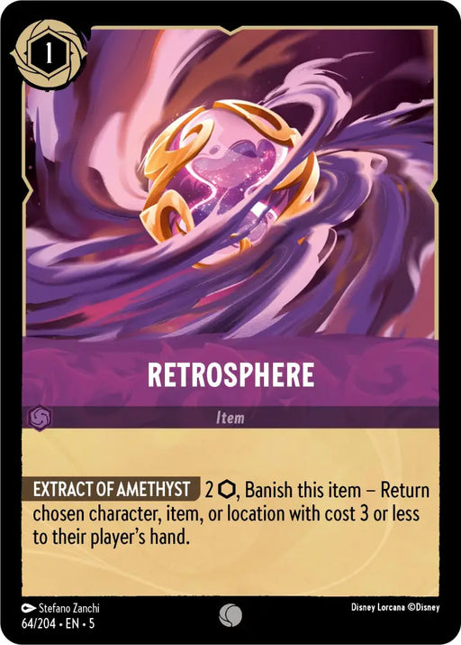 Retrosphere (64/204) [Shimmering Skies] - Lorcana Single