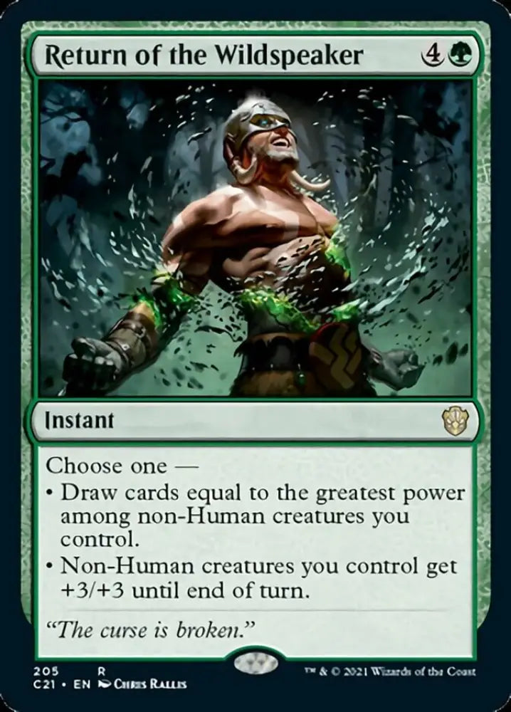 Return of the Wildspeaker [Commander 2021] - MTG Single