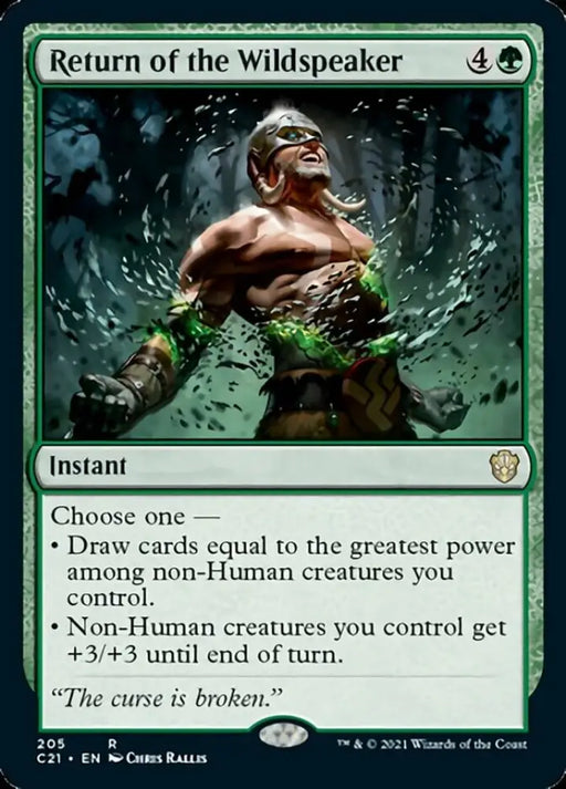 Return of the Wildspeaker [Commander 2021] - MTG Single