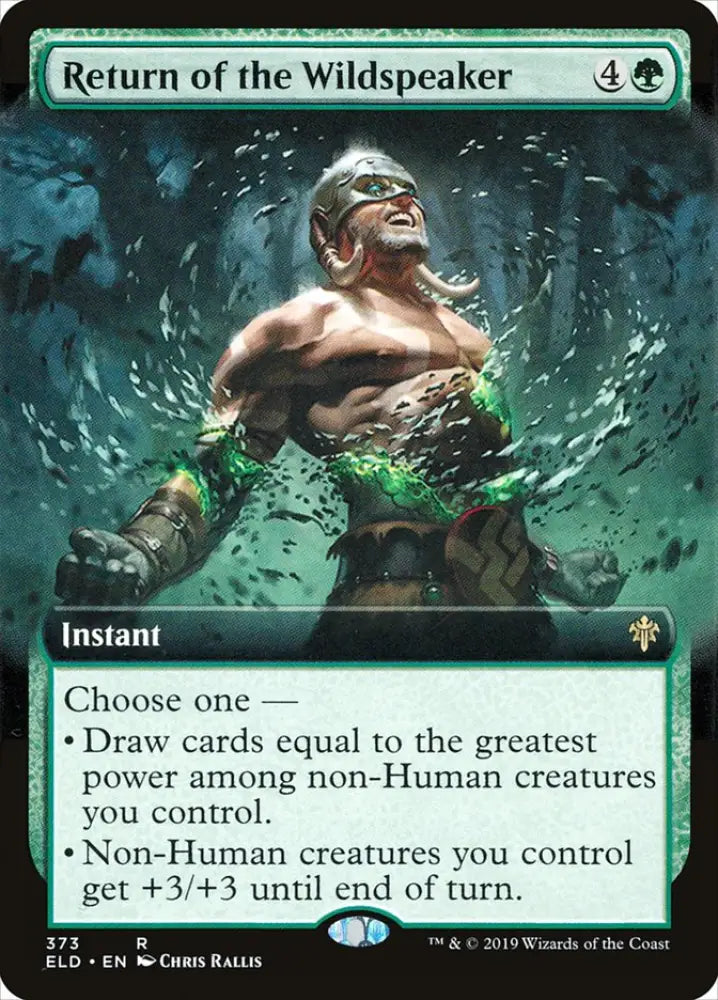 Return of the Wildspeaker (Extended Art) [Throne of Eldraine] - MTG Single