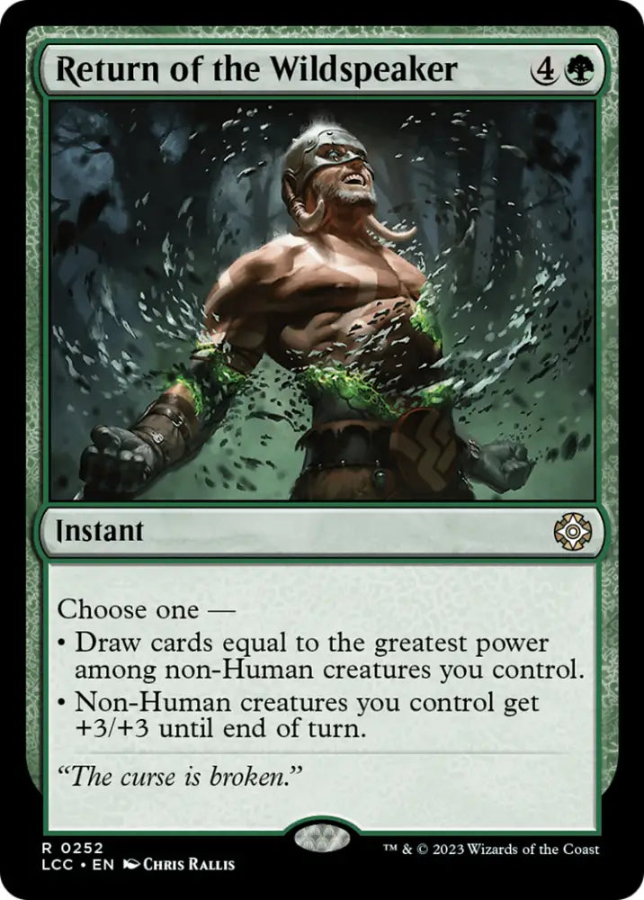 Return of the Wildspeaker [The Lost Caverns of Ixalan Commander] - MTG Single