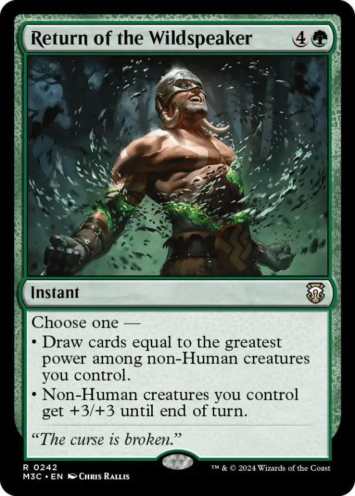 Return of the Wildspeaker [Modern Horizons 3 Commander] - MTG Single