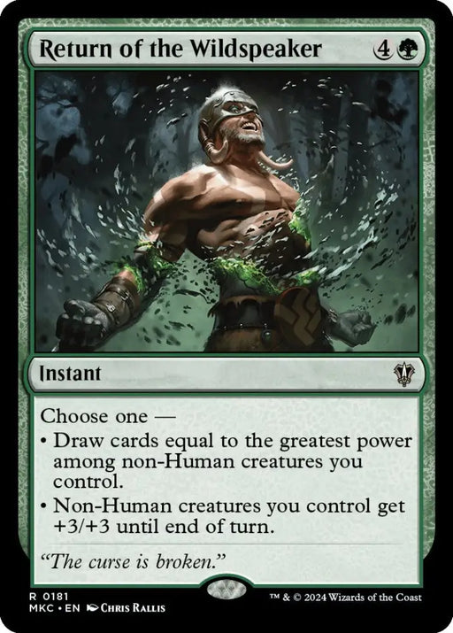 Return of the Wildspeaker [Murders at Karlov Manor Commander] - MTG Single