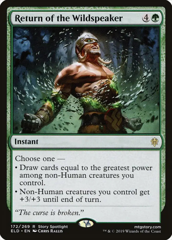 Return of the Wildspeaker [Throne of Eldraine] - MTG Single