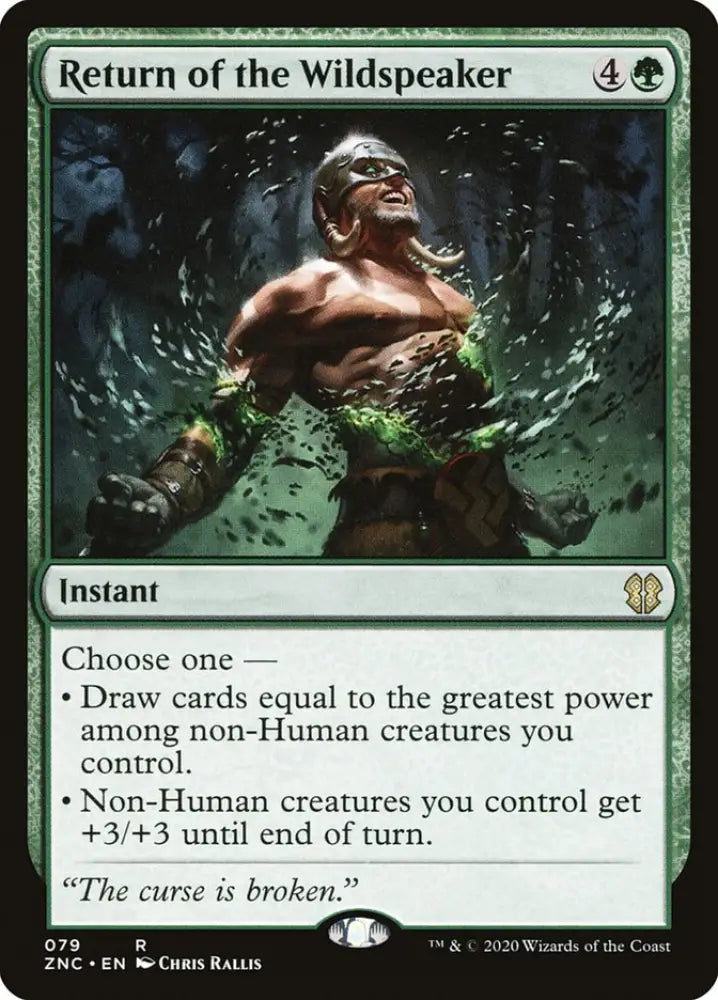 Return of the Wildspeaker [Zendikar Rising Commander] - MTG Single
