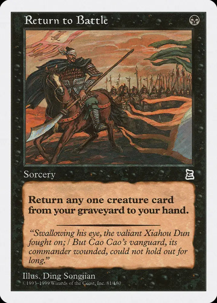Return to Battle [Portal Three Kingdoms] - MTG Single