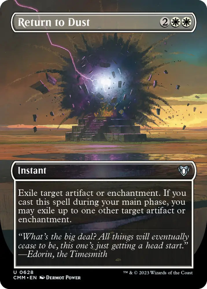 Return to Dust (Borderless Alternate Art) [Commander Masters] - MTG Single