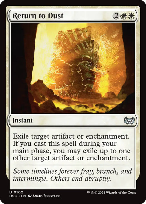 Return to Dust [Duskmourn: House of Horror Commander] - MTG Single