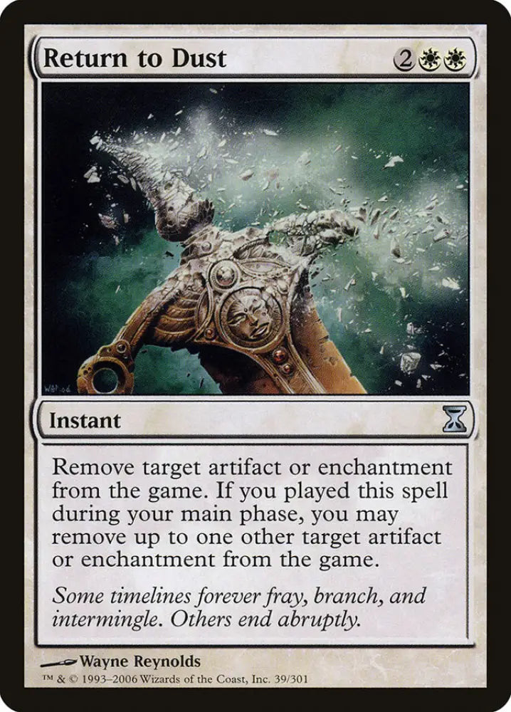 Return to Dust [Time Spiral] - MTG Single