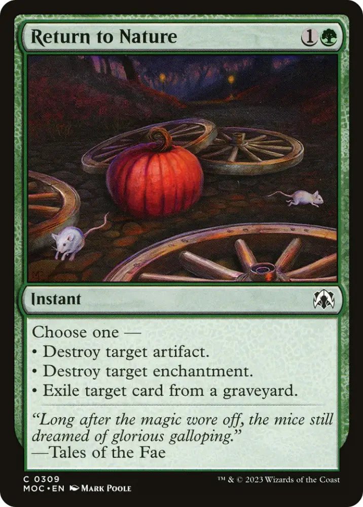 Return to Nature [March of the Machine Commander] - MTG Single