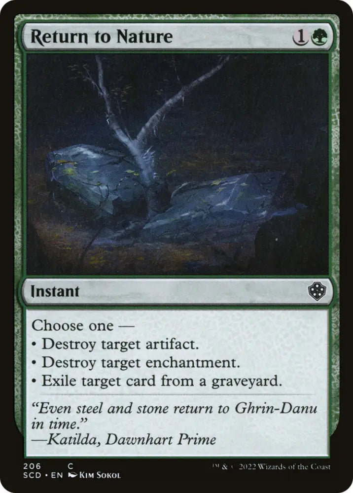 Return to Nature [Starter Commander Decks] - MTG Single