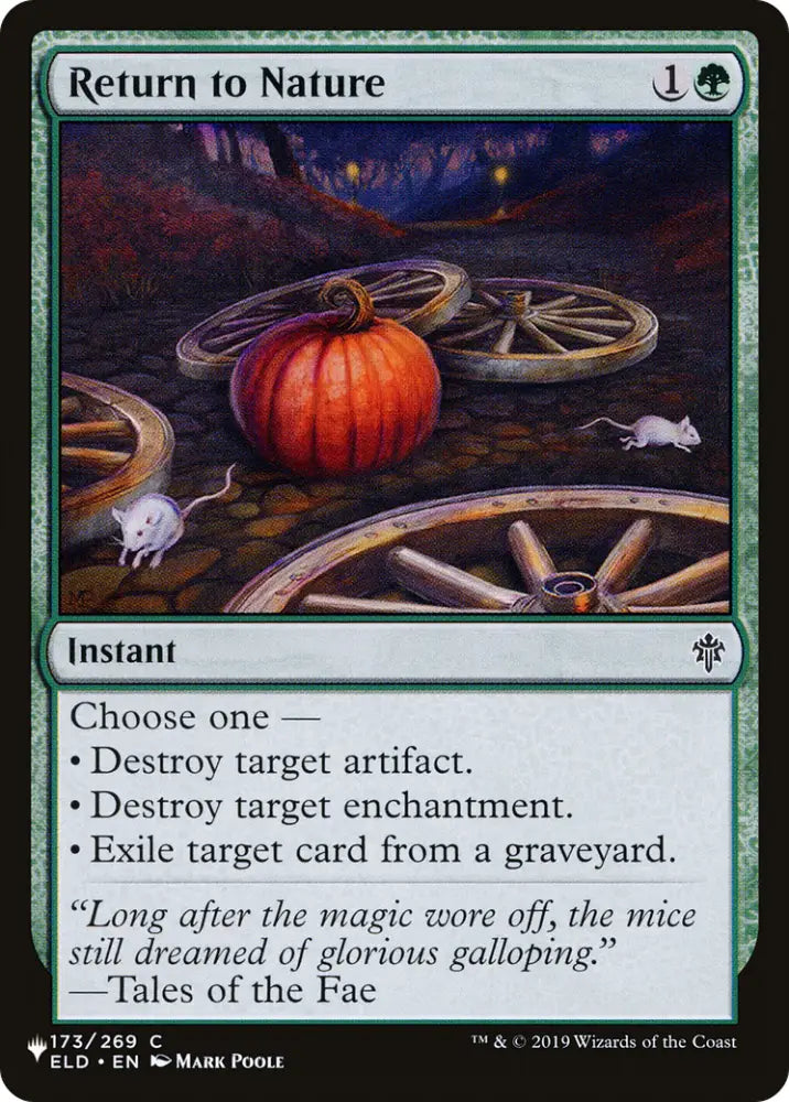 Return to Nature [The List] - MTG Single
