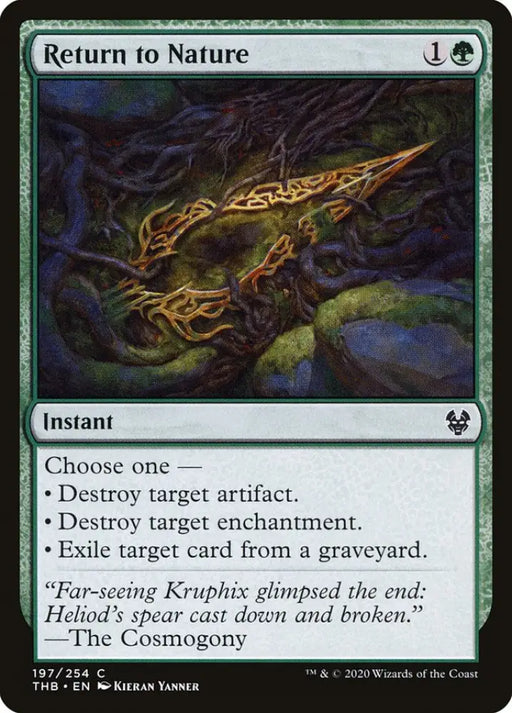 Return to Nature [Theros Beyond Death] - MTG Single