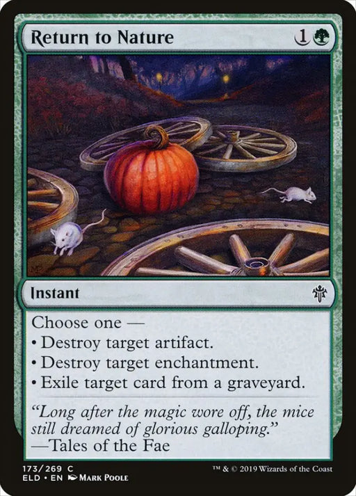Return to Nature [Throne of Eldraine] - MTG Single
