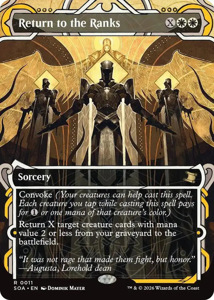 Return to the Ranks (11) [Secrets of Strixhaven: Mystical Archive]
