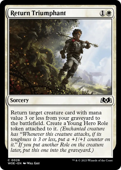 Return Triumphant [Wilds of Eldraine] - MTG Single
