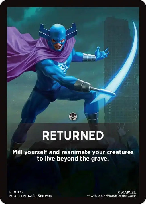 Returned Theme Card (37) [Marvel Super Heroes Commander]