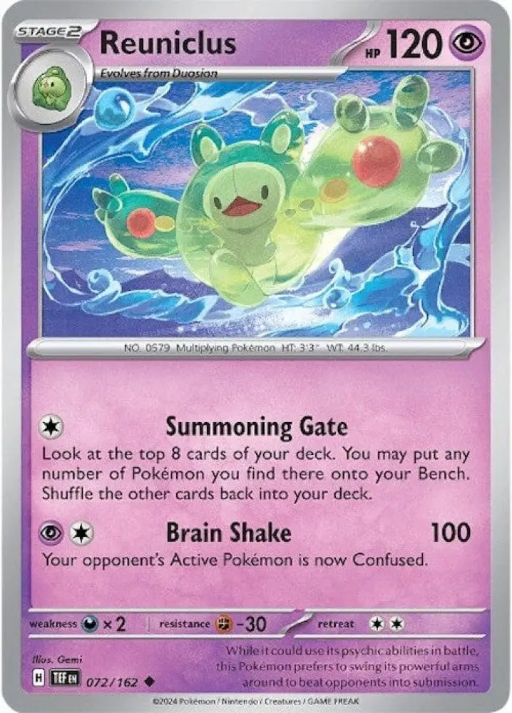 Reuniclus (072/162) [Scarlet & Violet: Temporal Forces] - Pokemon Single