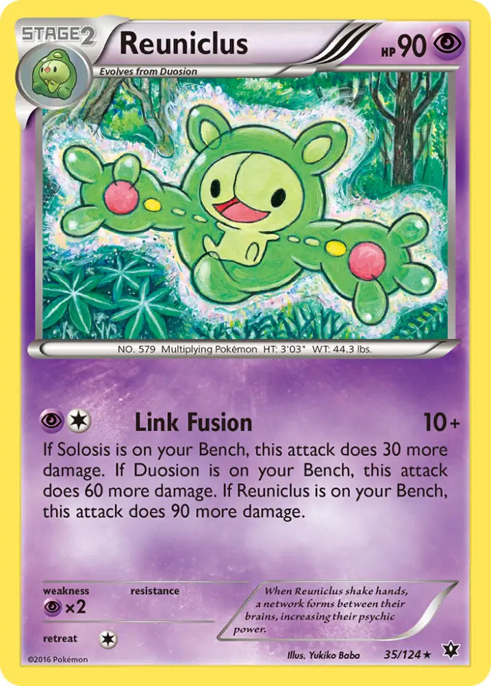 Reuniclus (35/124) [XY: Fates Collide] - Pokemon Single