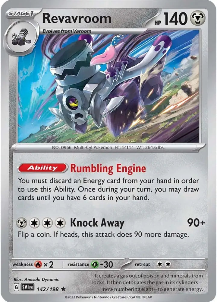 Revavroom (142/198) [Scarlet & Violet: Base Set] - Pokemon Single