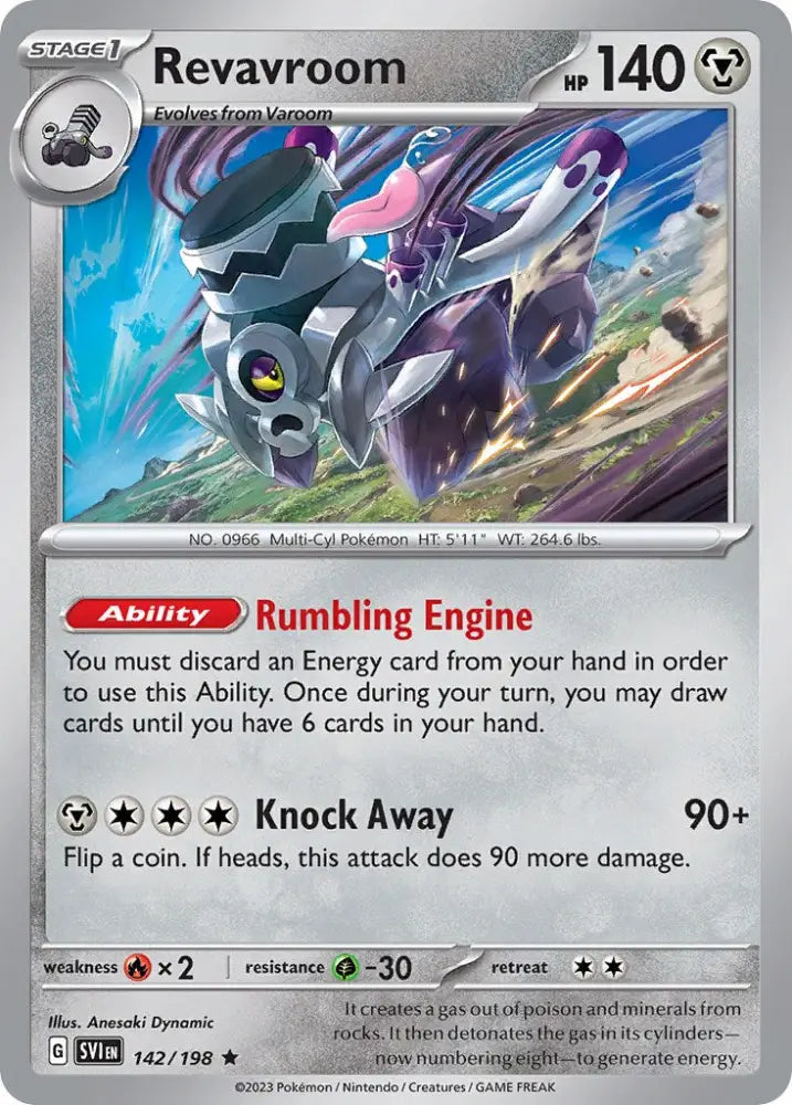 Revavroom (142/198) (Theme Deck Exclusive) [Scarlet & Violet: Base Set] - Pokemon Single