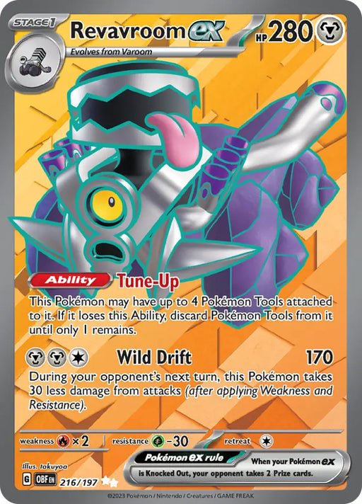 Revavroom ex (216/197) [Scarlet & Violet: Obsidian Flames] - Pokemon Single