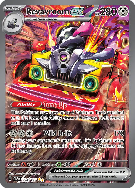 Revavroom ex (224/197) [Scarlet & Violet: Obsidian Flames] - Pokemon Single