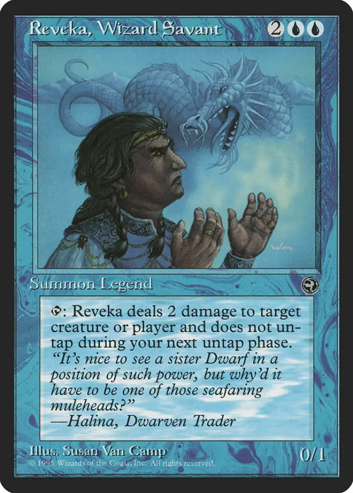 Reveka Wizard Savant [Homelands] - MTG Single