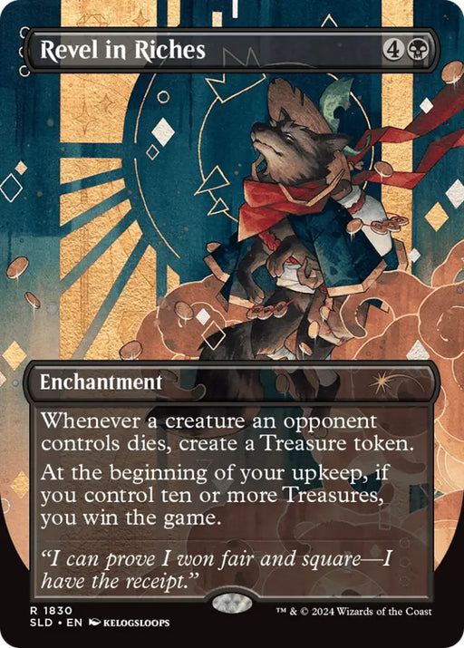 Revel in Riches (Rainbow Foil) [Secret Lair Drop Series] - MTG Single