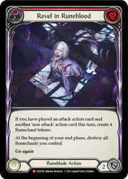 Revel in Runeblood [Everfest] 1st Edition Normal - Flesh And Blood Single