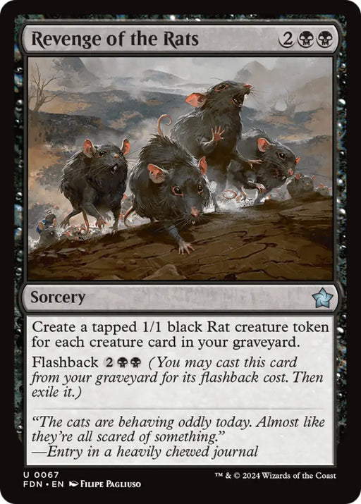 Revenge of the Rats [Foundations] - MTG Single