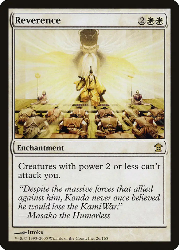 Reverence [Saviors of Kamigawa] - MTG Single