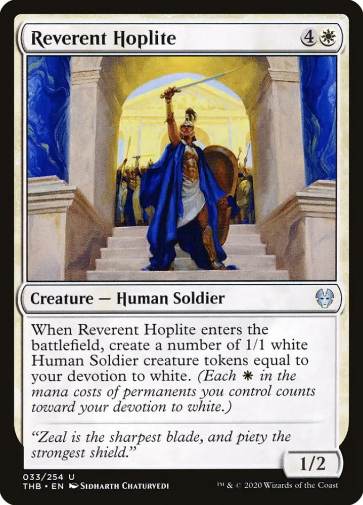 Reverent Hoplite [Theros Beyond Death] - MTG Single