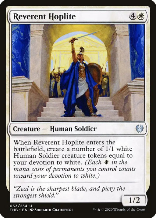 Reverent Hoplite [Theros Beyond Death] - MTG Single