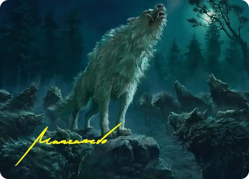 Reverent Howl Art Card (Gold-Stamped Signature) (16) [The Hobbit Art Series]