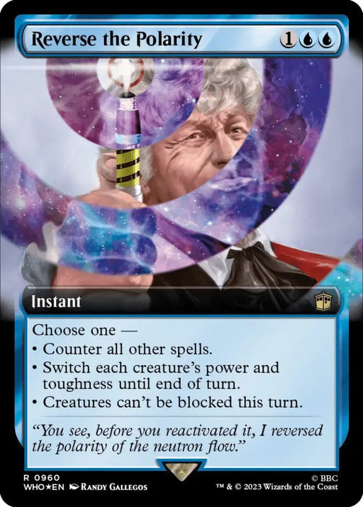 Reverse the Polarity (Extended Art) (Surge Foil) [Doctor Who] - MTG Single